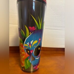STARBUCKS HALLOWEEN 2025 DIA DE MUERTO CAMERA FLASH ACTIVATED TUMBLER 24 OZ